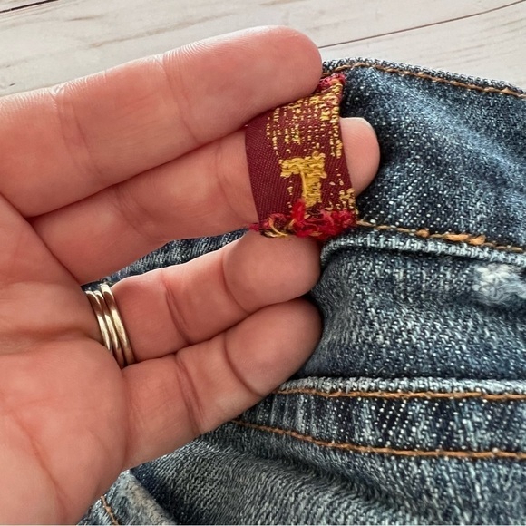 Vintage 7 For All Mankind Women’s Bootcut Jeans size 6/8 - Picture 6 of 14